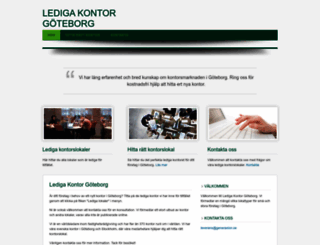 ledigakontorgoteborg.se screenshot