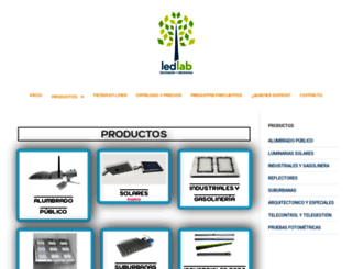 ledlab.com.mx screenshot