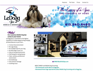 ledoggspa.com screenshot