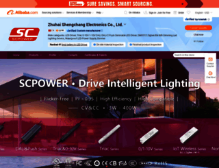 ledpower.en.alibaba.com screenshot