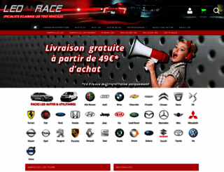 ledrace.com screenshot