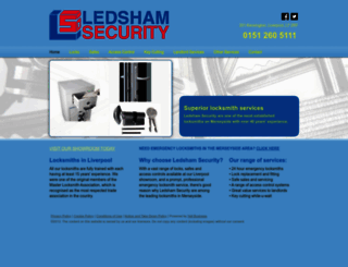 ledsham-security.co.uk screenshot