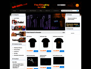 ledt-shirts.com screenshot
