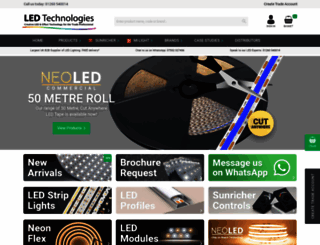 ledtechnologies.co.uk screenshot