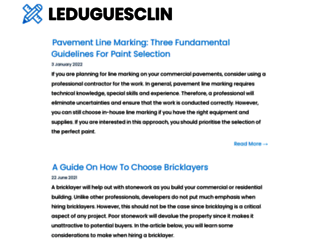 leduguesclin.com screenshot