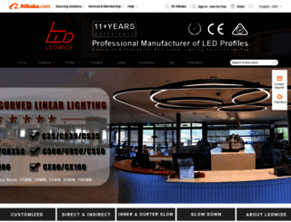 ledwide.en.alibaba.com screenshot