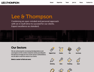 leeandthompson.com screenshot