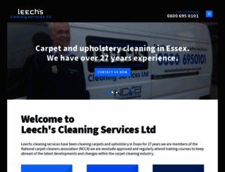 leechscleaningservices.co.uk screenshot