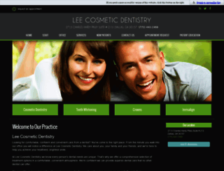 leecosmeticdentistry.com screenshot