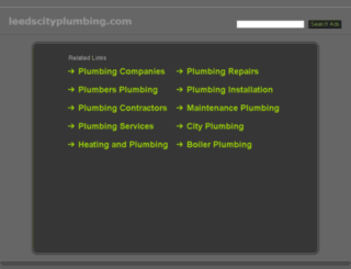 leedscityplumbing.com screenshot