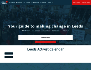 leedsforchange.org.uk screenshot