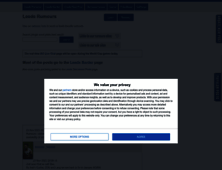 leedsrumours.co.uk screenshot