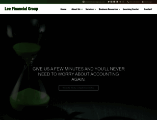 leefinancialgroup.com screenshot