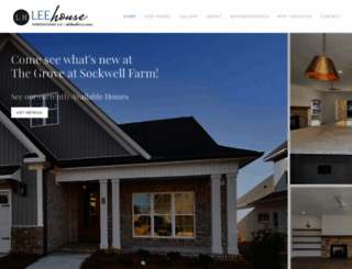 leehousehomebuilding.com screenshot