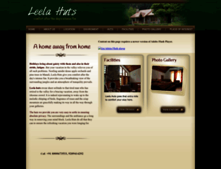 leelahuts.com screenshot