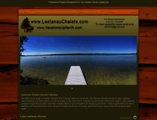 leelanauchalets.com screenshot