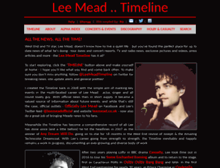 leemead-timeline.co.uk screenshot
