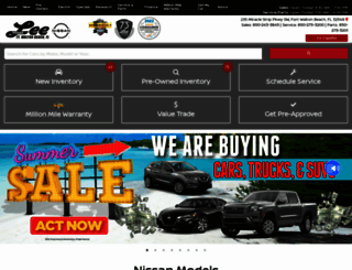 leenissanfwb.com screenshot