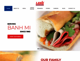 leesandwiches.com screenshot