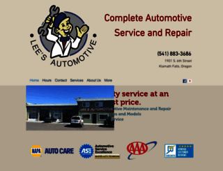 leesautokfalls.com screenshot