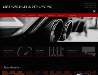 leesautosalesinc.com screenshot