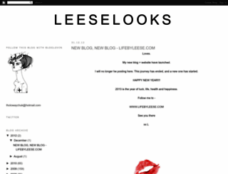 leeselooks.blogspot.com screenshot