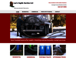 leessepticservicellc.com screenshot