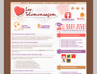 leetelemensagem.com.br screenshot