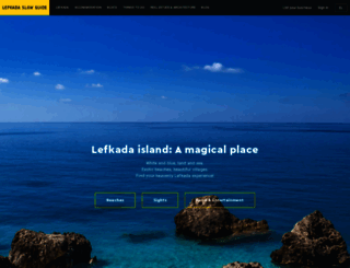 lefkadaslowguide.gr screenshot