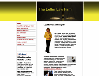 leflerlegal.com screenshot