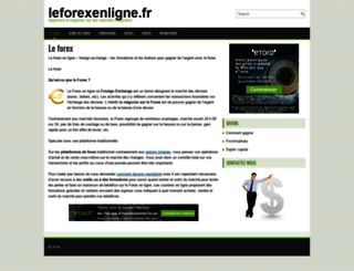 leforexenligne.fr screenshot