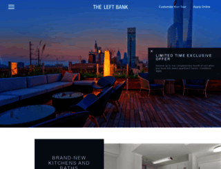 leftbankapts.com screenshot