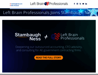 leftbrainpro.com screenshot