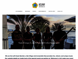 leftcoastquintet.org screenshot