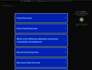 leftoverbs.com screenshot