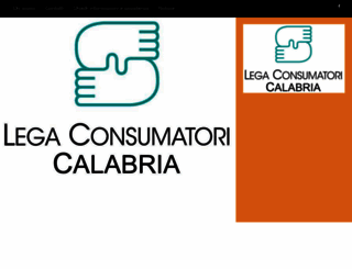 legaconsumatoricalabria.it screenshot