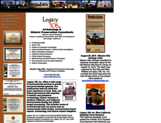 legacy106.com screenshot