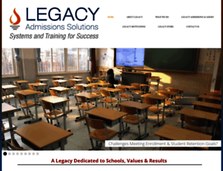 legacyadmissions.com screenshot