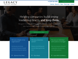 legacyadvisorypartners.com screenshot