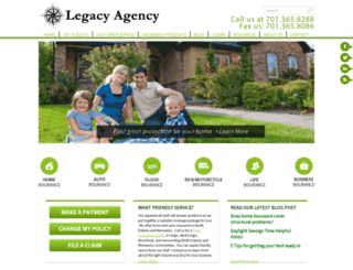 legacyagencyfargo.com screenshot