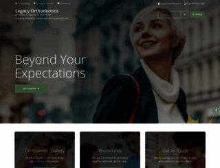 legacybraces.com screenshot