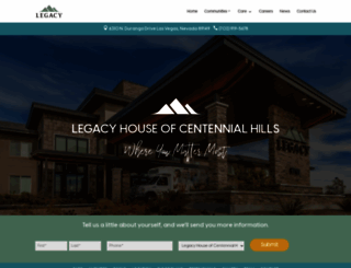legacycentennialhills.com screenshot