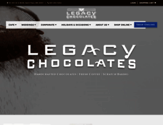 legacychocolates.com screenshot