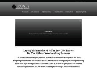 legacycncwoodworking.com screenshot