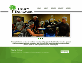 legacyendeavors.com screenshot