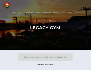 legacygymthailand.com screenshot