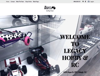 legacyhobby.com screenshot