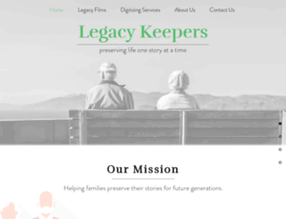 legacykeepers.com screenshot
