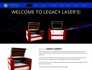 legacylasers.com screenshot