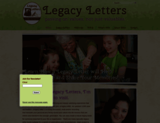 legacyletter.org screenshot